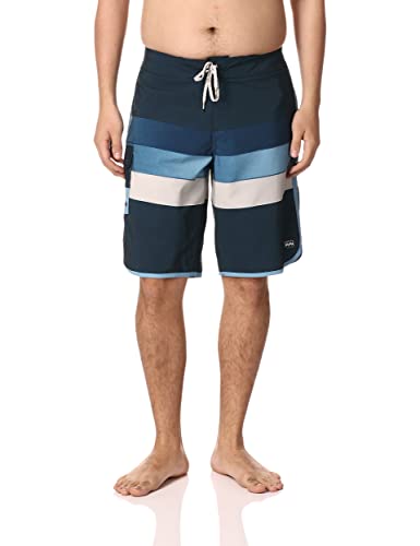 Billabong Herren 73 Stripe Pro Boardshorts, Dunkles Marineblau, 46 von Billabong