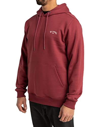 Billabong Herren Arch PO Sweatshirt, Burgunder, L von Billabong