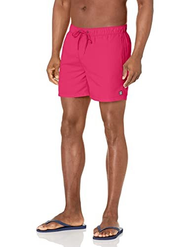 Billabong Herren Badehose mit elastischer Taille, 40,6 cm Außennaht Boardshorts, neon pink, XXL von Billabong