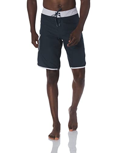 Billabong Herren Classic Wave 21 Inch Outseam Surf Suede Solid Boardshorts, Marineblau, meliert, 164 von Billabong