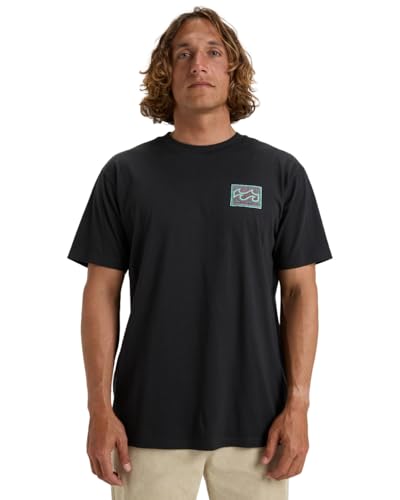 Billabong Herren Crayon Wave SS T-Shirt, Washed Black, L von Billabong