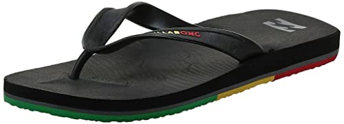 Billabong Herren Ganztägige Sandalen Flipflop, Rasta, 42 EU von Billabong