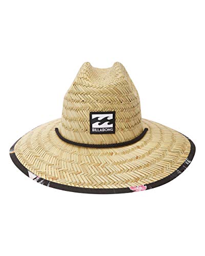 Billabong Damen Classic Printed Straw Lifeguard Hat Sonnenhut, Schwarz, Einheitsgröße von Billabong