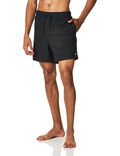 Billabong Herren Klassische elastische Taille Badehose, 40,6 cm Außennaht Boardshorts, schwarz, L von Billabong