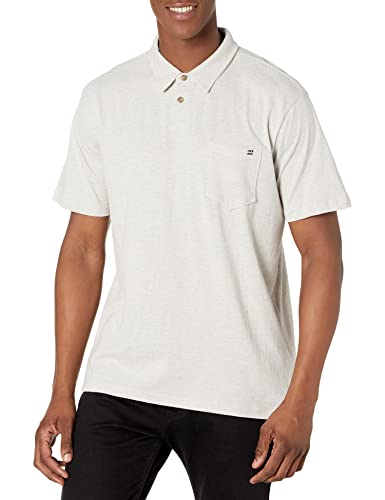 Billabong Herren Klassisches Poloshirt Polohemd, Hellgrau (Light Grey Heather), Mittel von Billabong