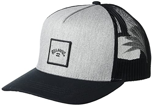 Billabong Herren Stacked Trucker Hat Baseballkappe, Grey Heather, Einheitsgröße von Billabong