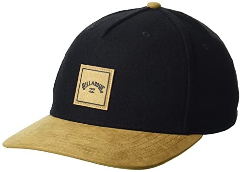 Billabong Herren Stacked Up Snapback Baseballkappe, Schwarz/Braun, Einheitsgröße von Billabong