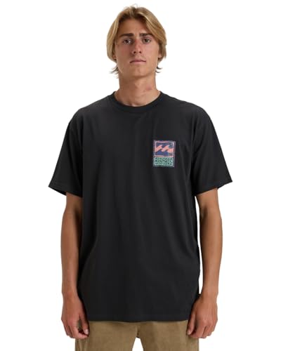Billabong Herren Stamp SS T-Shirt, Washed Black, M von Billabong