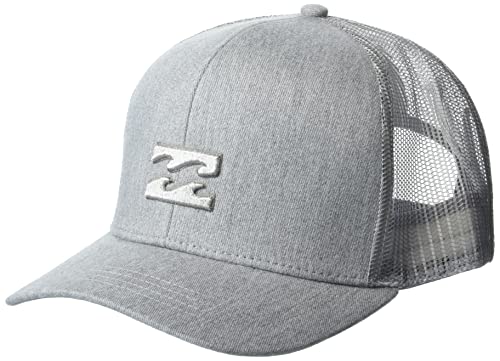 Billabong Herren Trucker-Mütze, verstellbar, Netzrücken, für den ganzen Tag Baseballkappe, Grey Heather, Einheitsgröße von Billabong