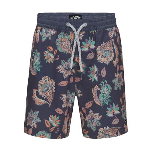 Billabong Jungen Layback 4-Way Stretch Swim Trunks with UPF 50+ Sun Protection, Quick Dry Bathing Suit Badehose, Ombre Goodtimes, 10-12 von Billabong