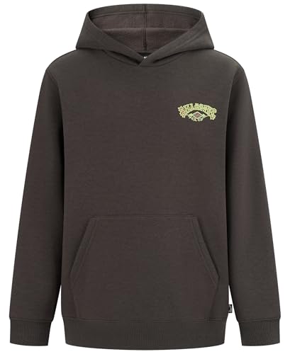 Billabong Jungen Pullover Fleece Hoodie Sweatshirt Kapuzenpullover, Raven Rose, 8 von Billabong