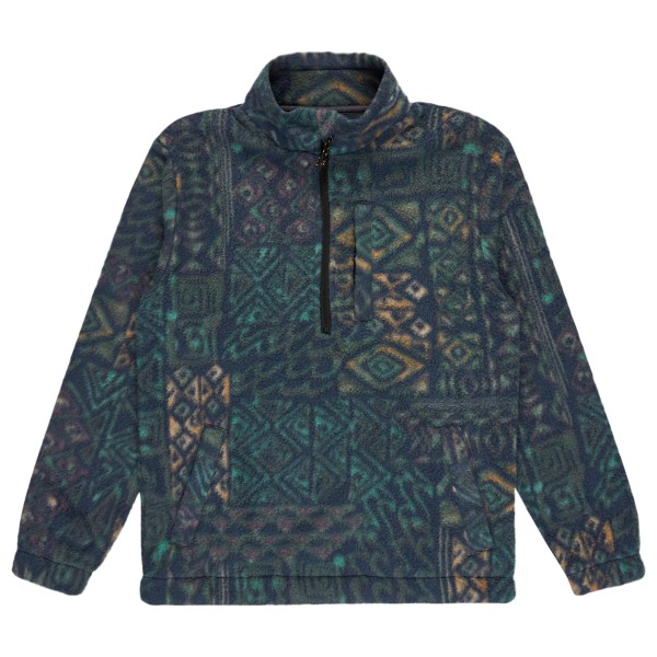 Billabong - Kid's Boundary Mock - Fleecepullover Gr 140 - S blau von Billabong