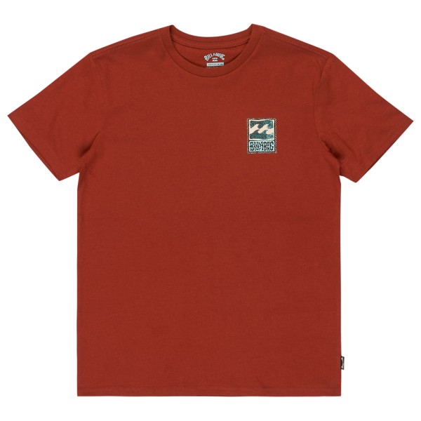 Billabong - Kid's Stamp S/S - T-Shirt Gr 152 - L rot von Billabong
