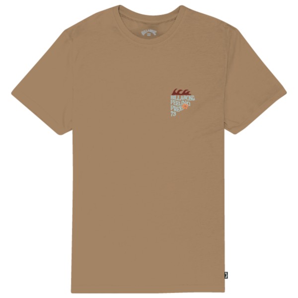 Billabong - Kid's Twin Fins S/S - T-Shirt Gr 134 - XS beige von Billabong