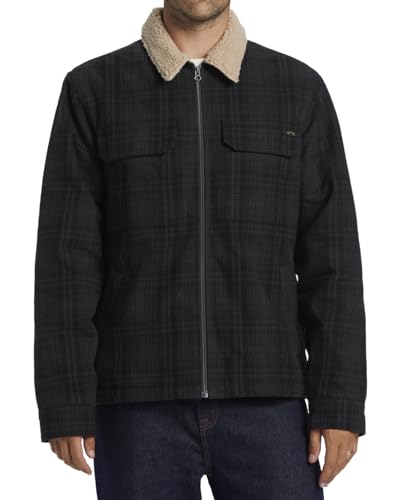 Billabong Men's Barlow Sherpa Jacket, Forest Green, S von Billabong