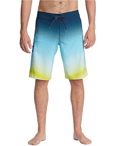 Billabong Men's Standard Fluid Pro Boardshort, 4-Way Performance Stretch, 21 Inch Outseam, Midnight, 32 von Billabong