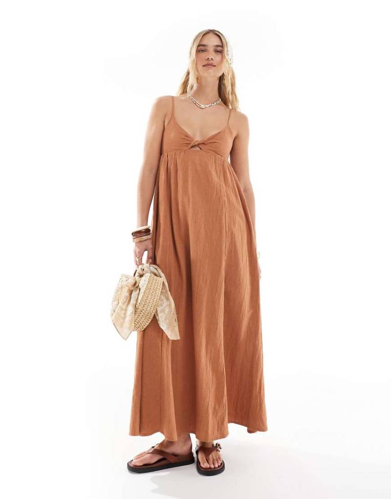 Billabong - Modern Love - Maxikleid in Rostrot-Orange von Billabong