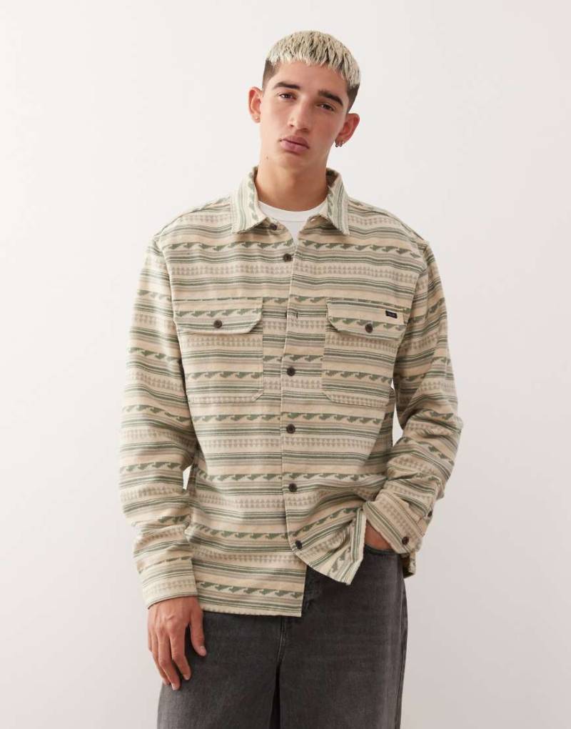Billabong - Offshore - Hemd aus Jacquard-Flanell in Grün Billabong - Offshore - Hemd aus Jacquard-Flanell in Grün von Billabong