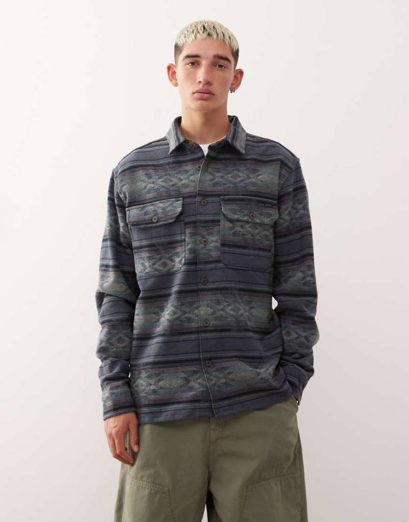 Billabong - Offshore - Hemd aus Jacquard-Flanell in Schwarz von Billabong