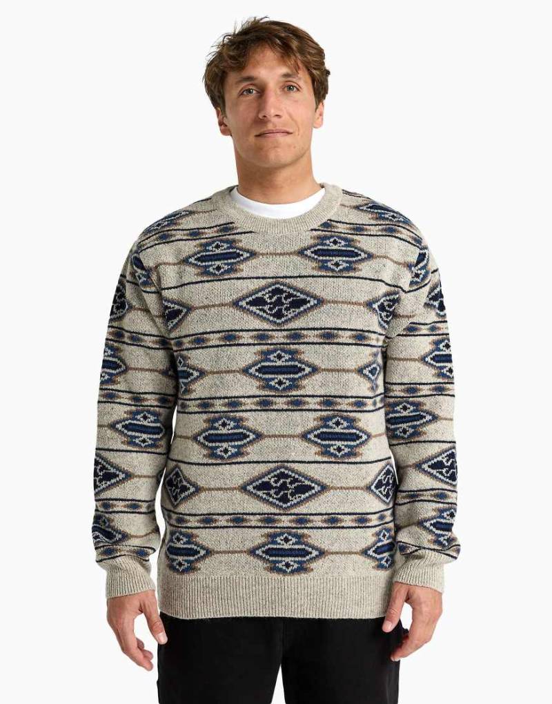 Billabong - Ranchero - Pullover aus Acryl- und Wollgarn in Ranchero Crew mit Rundhalsausschnitt-Neutral Billabong - Ranchero - Pullover aus Acryl- und Wollgarn in Ranchero Crew mit Rundhalsausschnitt-Neutral von Billabong