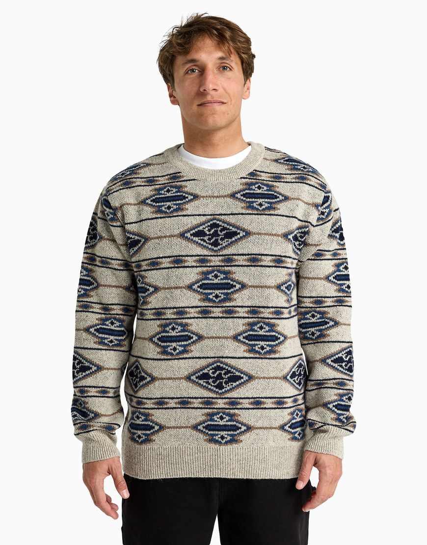 Billabong - Ranchero - Pullover aus Acryl- und Wollgarn in Ranchero Crew mit Rundhalsausschnitt-Neutral von Billabong