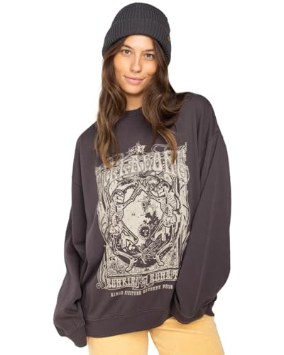 BILLABONG Ride In - Pullover Sweatshirt for Women - Sweatshirt - Frauen - M - Schwarz von BILLABONG