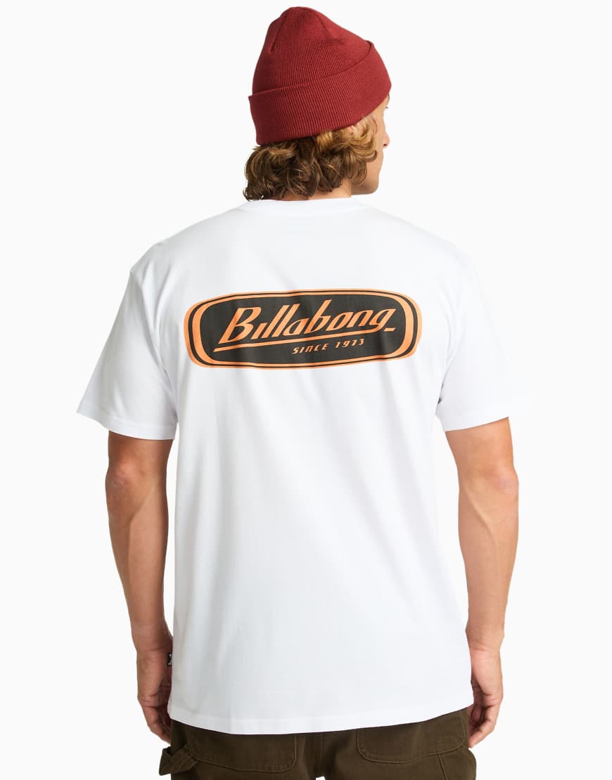 Billabong - Runner up - Kurzärmliges T-Shirt in Weiß Billabong - Runner up - Kurzärmliges T-Shirt in Weiß von Billabong