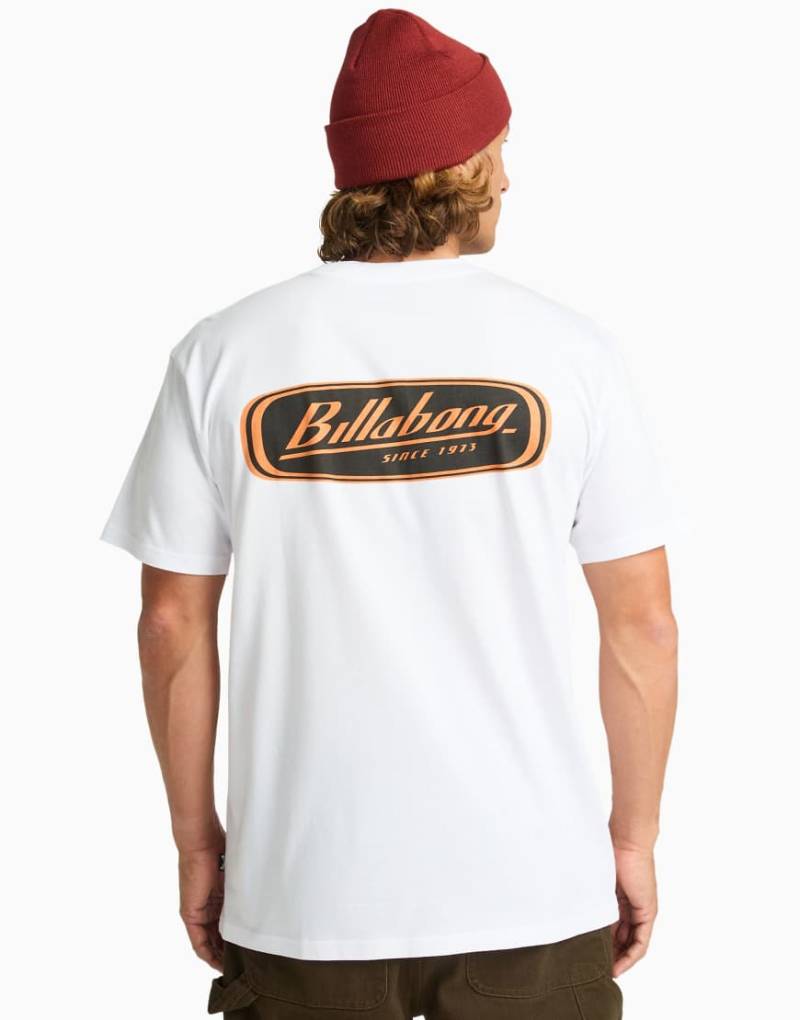 Billabong - Runner up - Kurzärmliges T-Shirt in Weiß Billabong - Runner up - Kurzärmliges T-Shirt in Weiß von Billabong