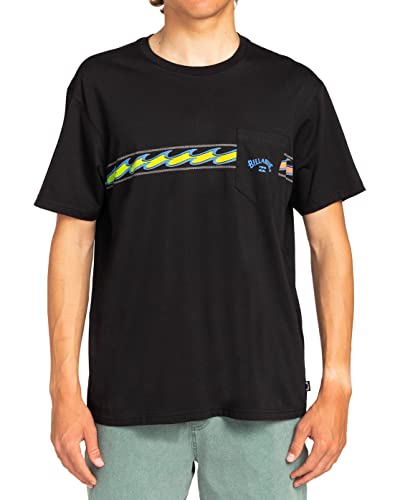 Billabong Spinner - Pocket T-Shirt for Men - Taschen-T-Shirt - Männer - XL - Schwarz von Billabong