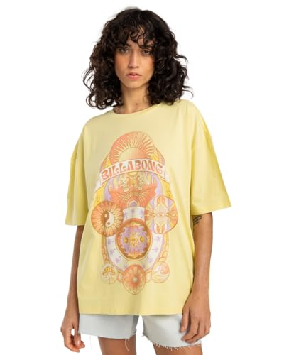 Billabong Surf Mandala - Short Sleeves T-Shirt for Women - T-Shirt - Frauen - L - Gelb von Billabong