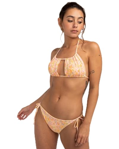 Billabong Sweet Oasis Tropic - Tie Side Bikini Bottoms for Women - Bikinihose zum Binden an der Seite - Frauen - M - Orange von Billabong