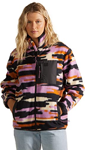 Billabong Switchback Full Zip 2 Fleece Damen, Schwarz / mehrfarbig, S von Billabong