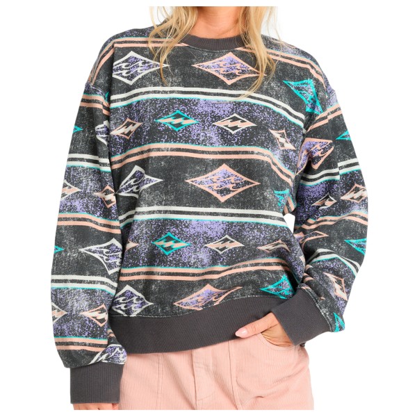 Billabong - Women's High Tides Brooklyn Crew - Pullover Gr M grau von Billabong