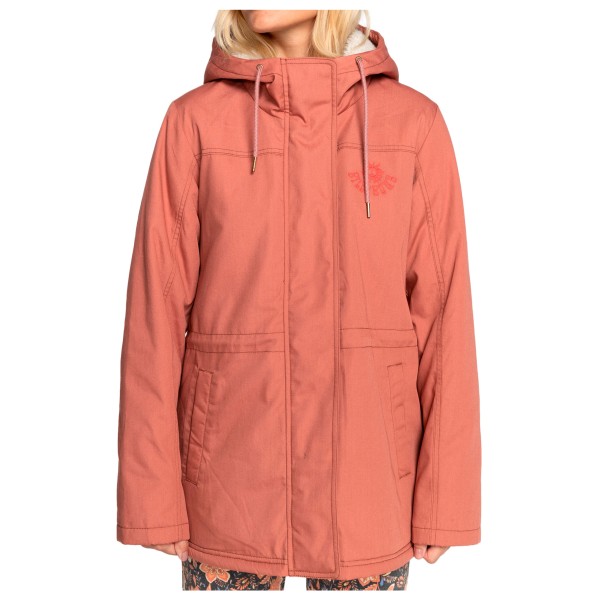 Billabong - Women's Simply The Best Jacket - Mantel Gr S;XL;XS rot;schwarz von Billabong