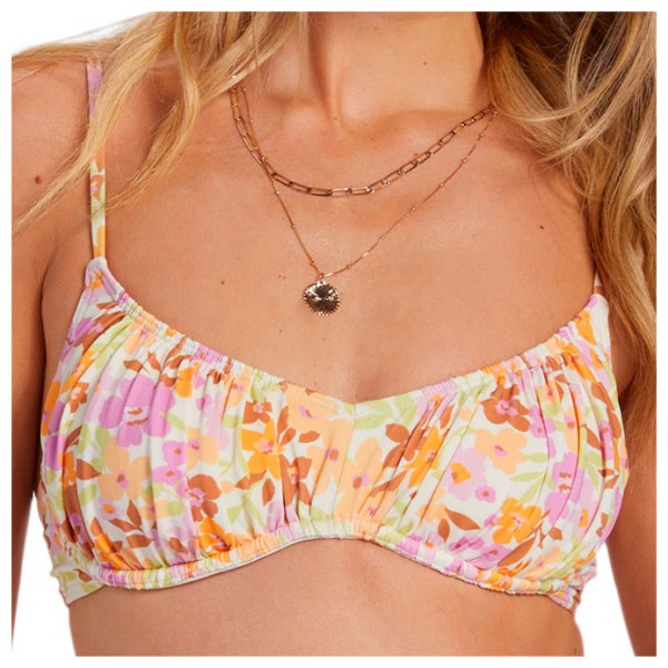 Billabong - Women's Sungazers Ruched Bralette - Bikini-Top Gr XS rosa von Billabong