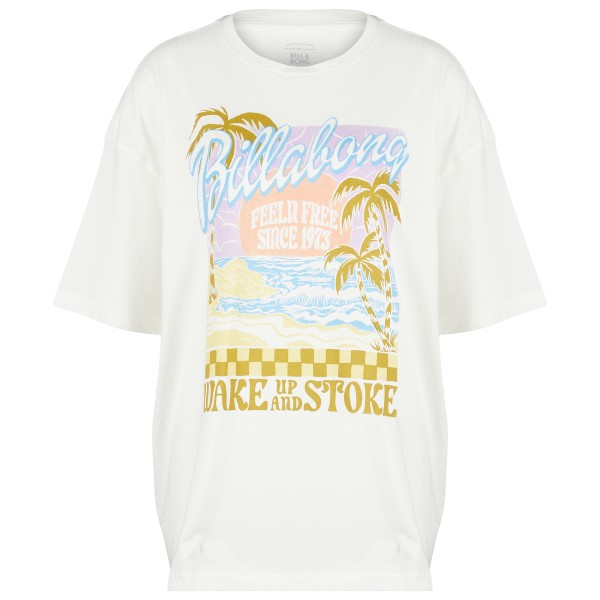 Billabong - Women's Wake Up And Stoke S/S - T-Shirt Gr M weiß von Billabong