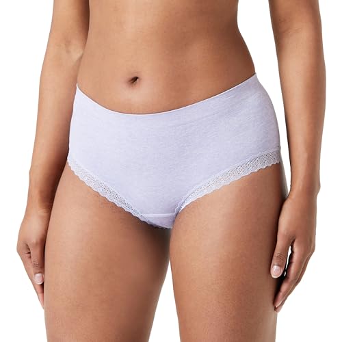 Billet Doux, Shorty, Zen -Spitzenmodell, bequem und sehr feminin Dank seines Netzes in kreisförmiger Stricken und Spitzengeflecht.Mottled Lila, 40-42 von Billet Doux