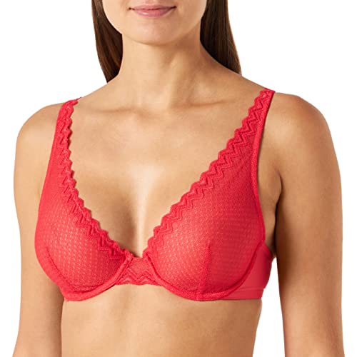 Billet Doux Damen Malicieuse 70aai22 Klassischer B gel BH, Rouge Hibiscus, 85C EU von Billet Doux