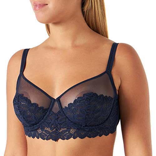 Billet Doux Damen Virtuosis 70aah26 Klassischer Bügel BH, Iris Bleu Profond, 75B EU von Billet Doux