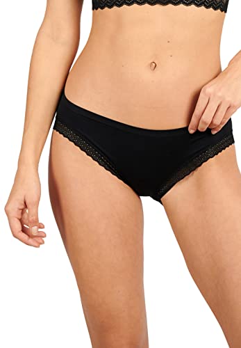 Billet Doux Damen Zen Dentelle 60XAA20 Slip, Schwarz, 36 von Billet Doux