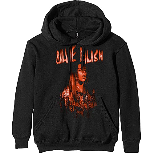 Billie Eilish Spooky Logo offiziell Männer Kapuzenpullover (XX-Large) von Billie Eilish