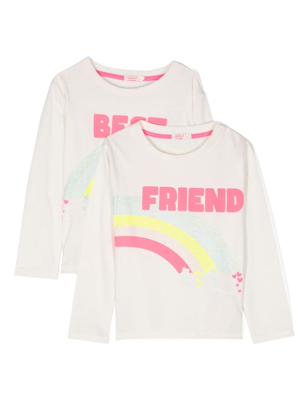 Billieblush 2er-Pack T-Shirts mit "Best Friend"-Print - Weiß von Billieblush