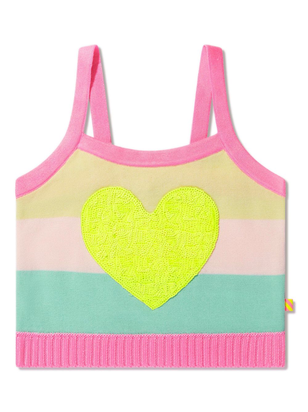 Billieblush Gestreiftes Strick-Tanktop - Rosa von Billieblush