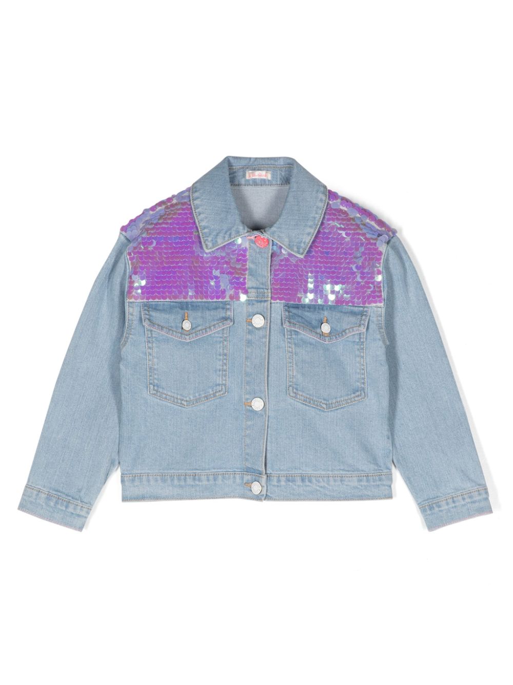 Billieblush Jeansjacke mit Pailletten - Blau von Billieblush