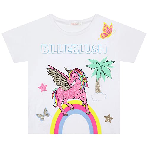 Billieblush - Kurzarmshirt Weiss 100% Baumwolle 12JAHRE von Billieblush