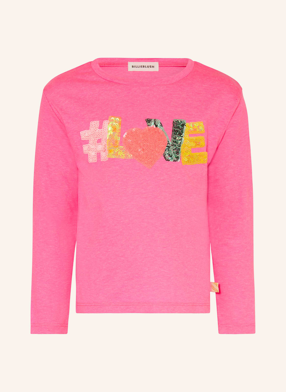 Billieblush Longsleeve Mit Pailletten pink von Billieblush