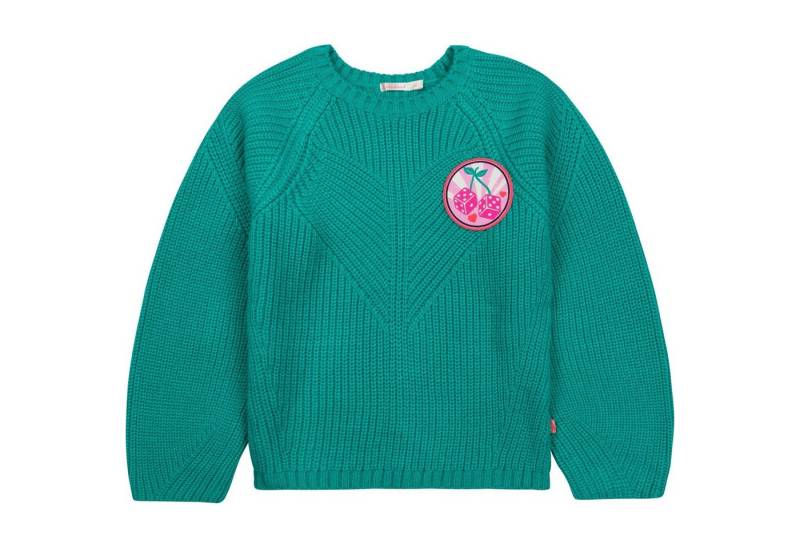 Billieblush Strickpullover Billieblush Pullover Strickpullover grün mit Patch von Billieblush