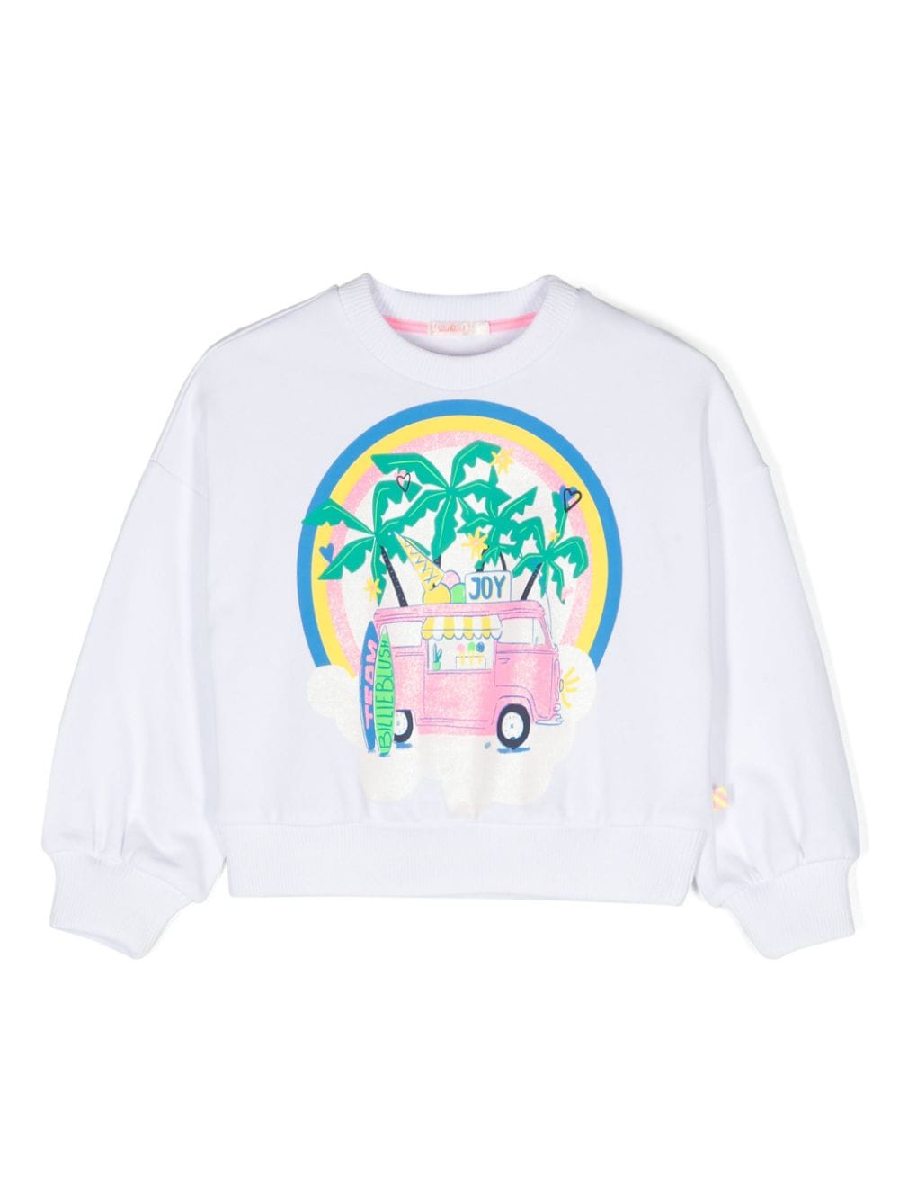 Billieblush Sweatshirt mit grafischem Print - Weiß von Billieblush