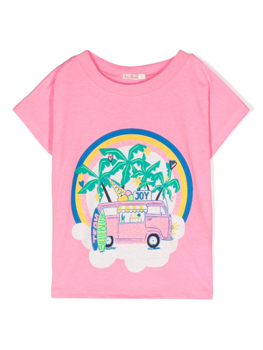 Billieblush T-Shirt mit Illustrations-Print - Rosa von Billieblush