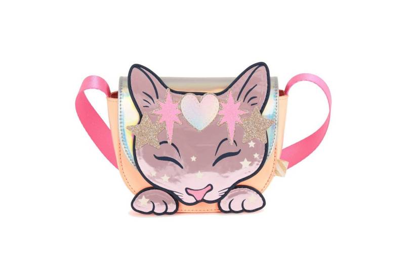 Billieblush Umhängetasche BILLIEBLUSH kleine Handtasche Katzen-Motiv mit Glitzer von Billieblush